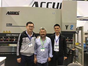 Accurl deltog i Chicago Machine Tool och Industrial Automation Exhibition i 2016